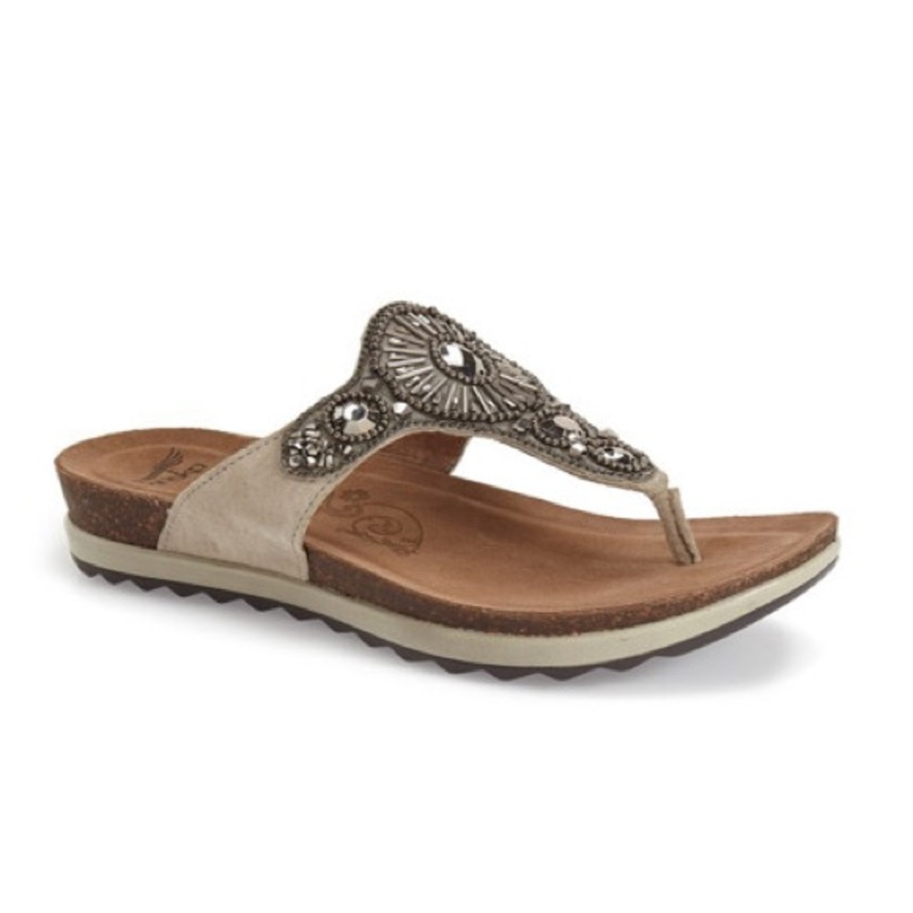Dansko Pamela Sandals Embellished Thong 9